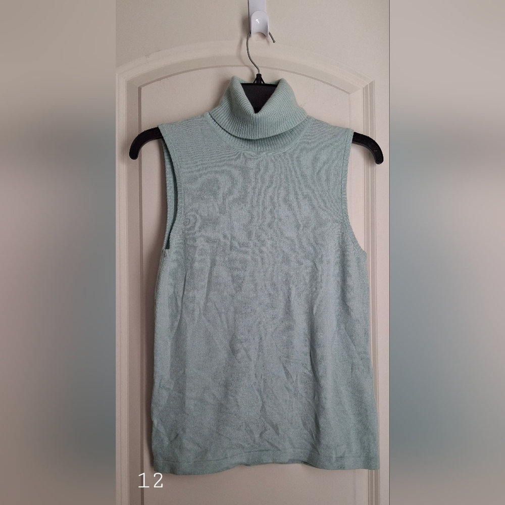 Harve' Benard Turtle Neck S Rayon/nylon/Wool/ . Light pistachio travel casual